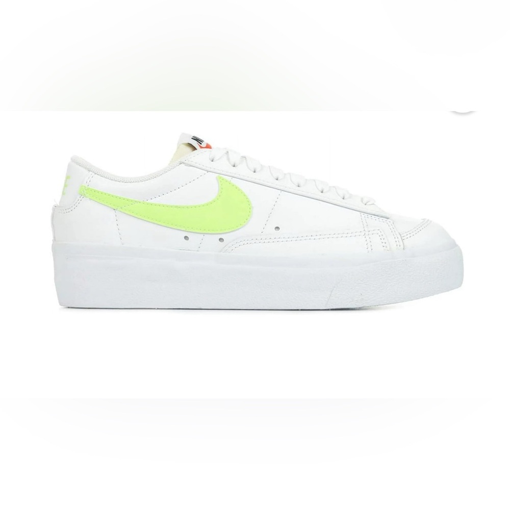 Women's Nike Blazer Low Platform Wht/ LT Lemon Twist-White